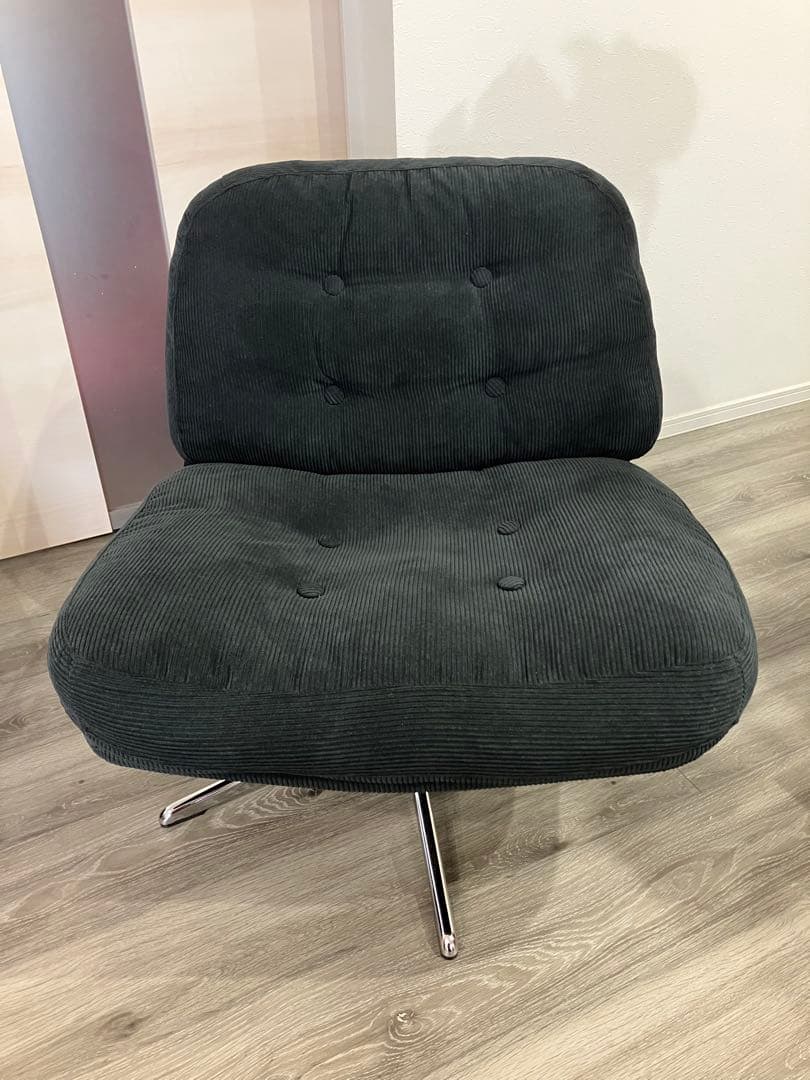 IKEA イケアDYVLINGE ディヴリンゲ　ブラック　回転イージーチェア　黒