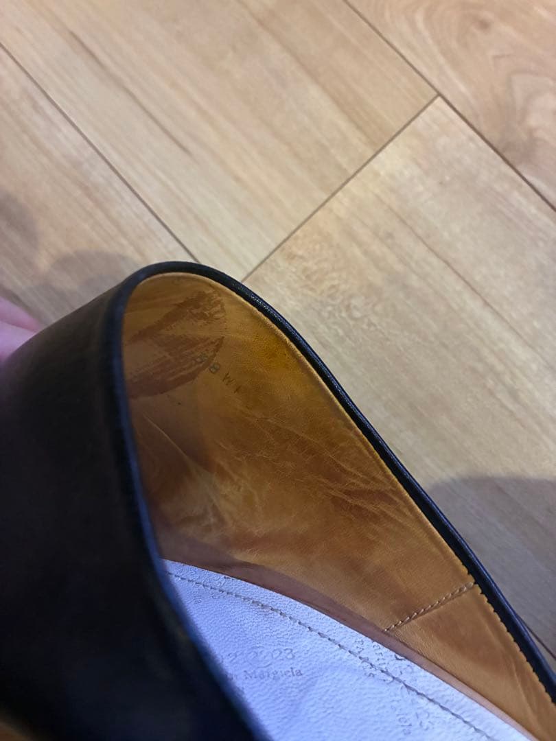 Martin Margiela レア マルジェラ ウェッジソールサンダル黒 38