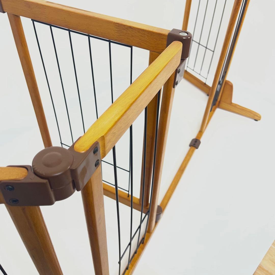 リッチェル ペット用 木製おくだけドア付きゲート M