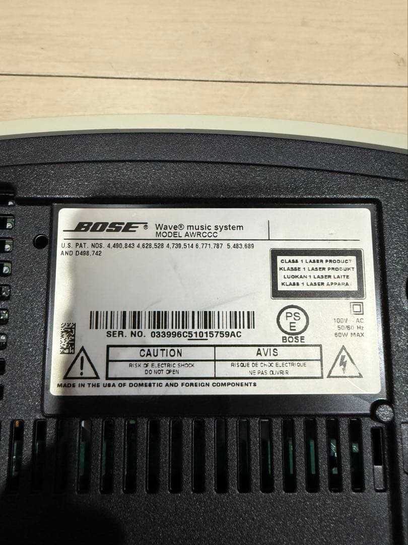 ラジオ・コンポ Bose Wave Music System AWRCCB