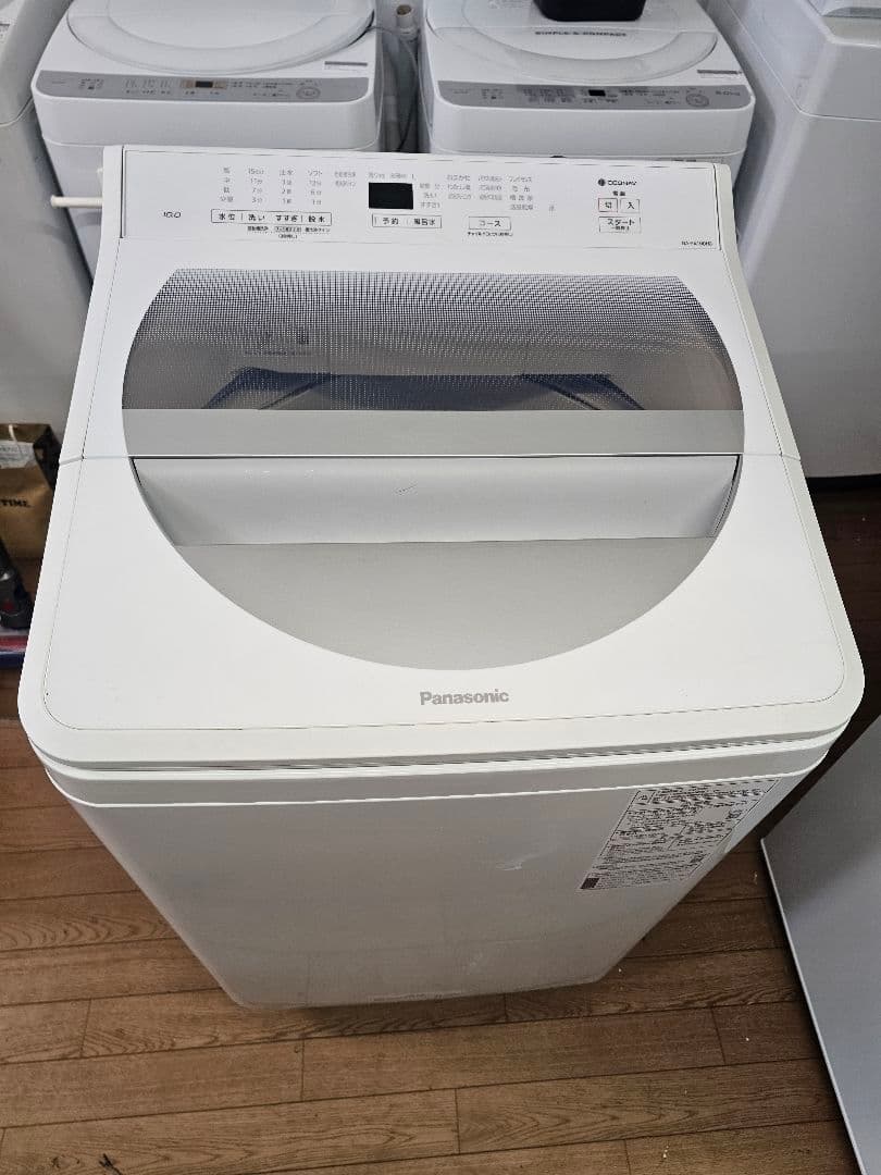 【福岡限定】パナソニックNA-FA100H8洗濯機　10kg 2020年