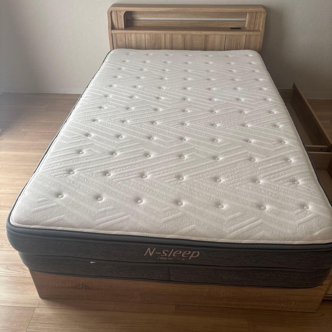 peopleN-sleep Hard2-ck セミダブル（マットレス付き）