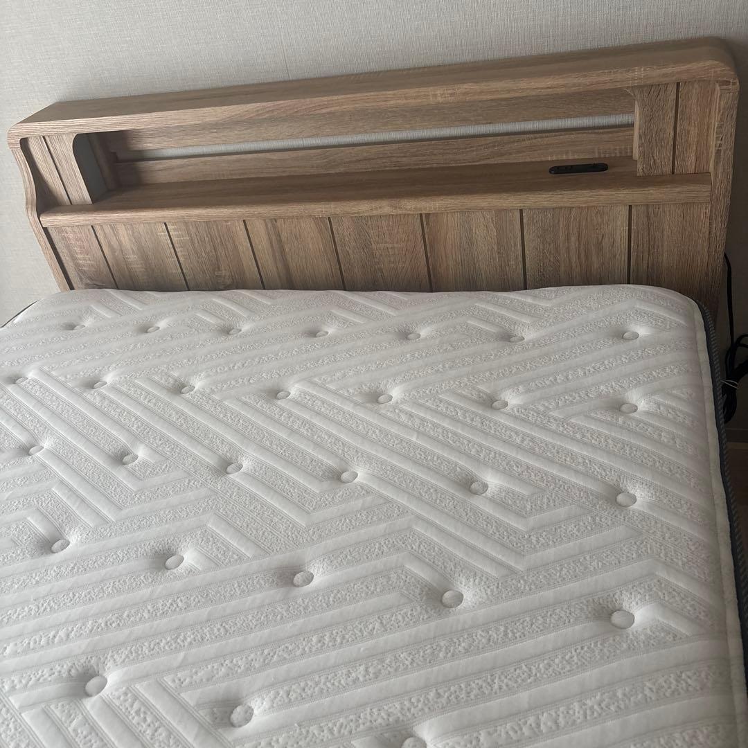 peopleN-sleep Hard2-ck セミダブル（マットレス付き）