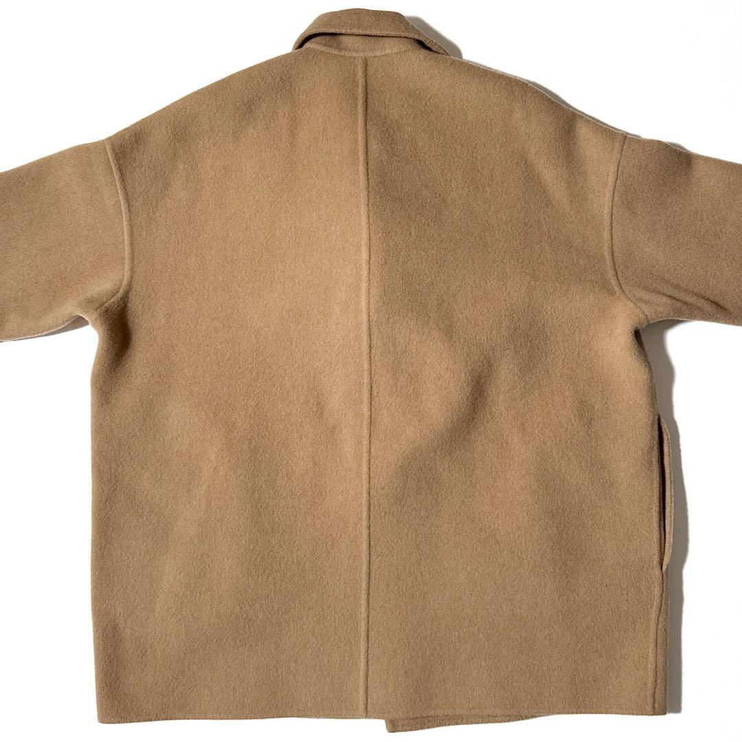 N°21 23AW ダブルフェイス コート ミドル丈 ウール ベルト