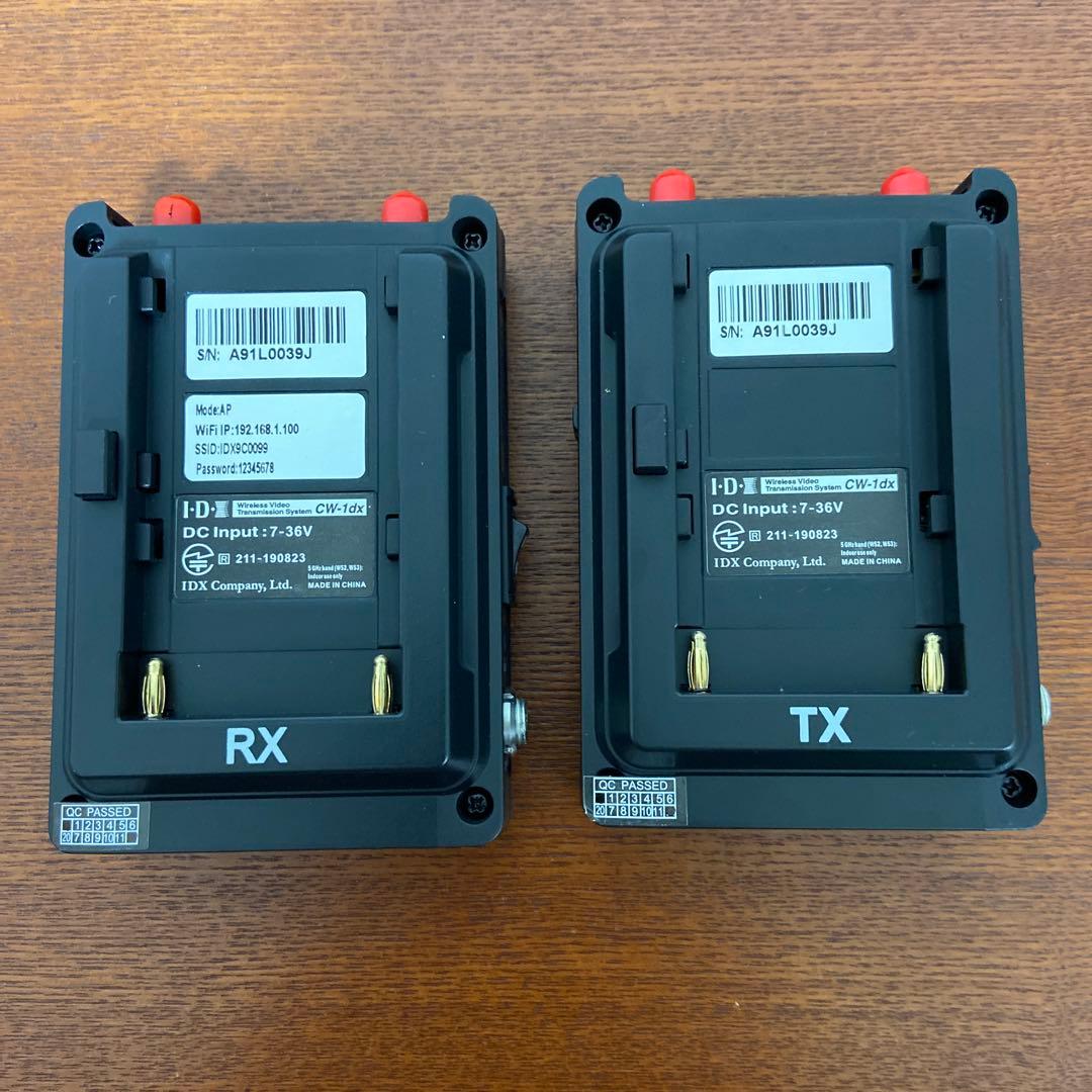 CAM~WAVE ワイヤレスビデオ伝送システム RX-4X TX-7X セット