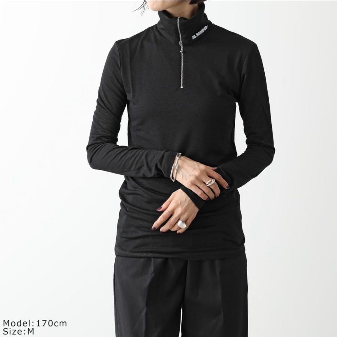 新品未使用⭐︎JILSANDER ブラック ハイネック Tシャツ