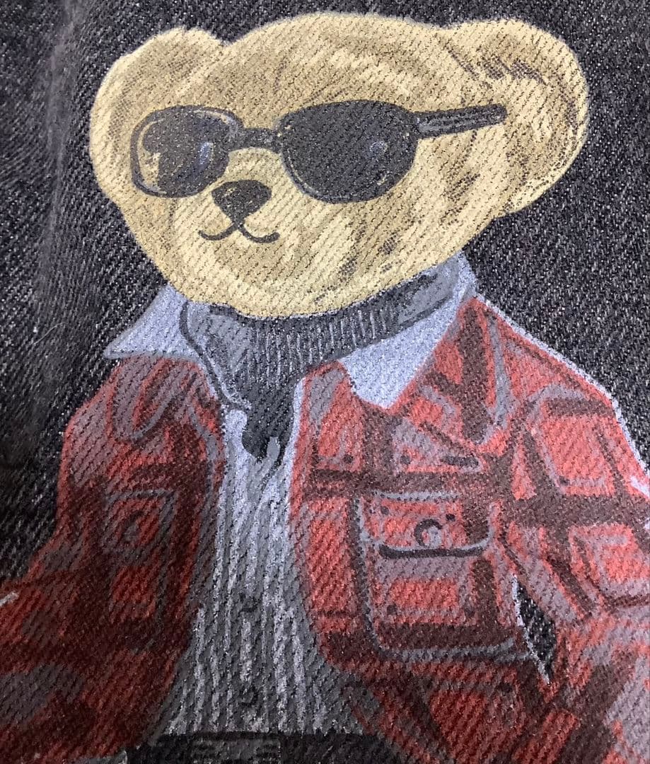 【新品未使用タグ付き】ポロラルフローレン　ベア　Gジャン　グレー