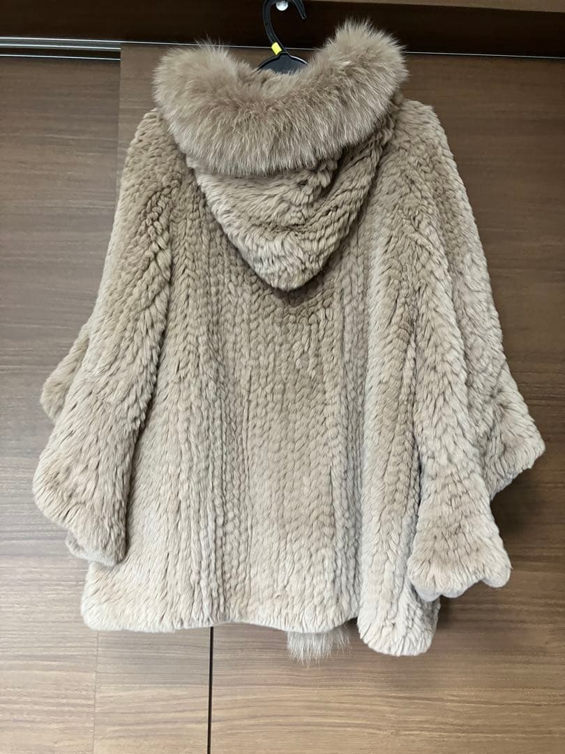 グレースコンチネンタル　フード付き レッキス　ファーコート サイズ36