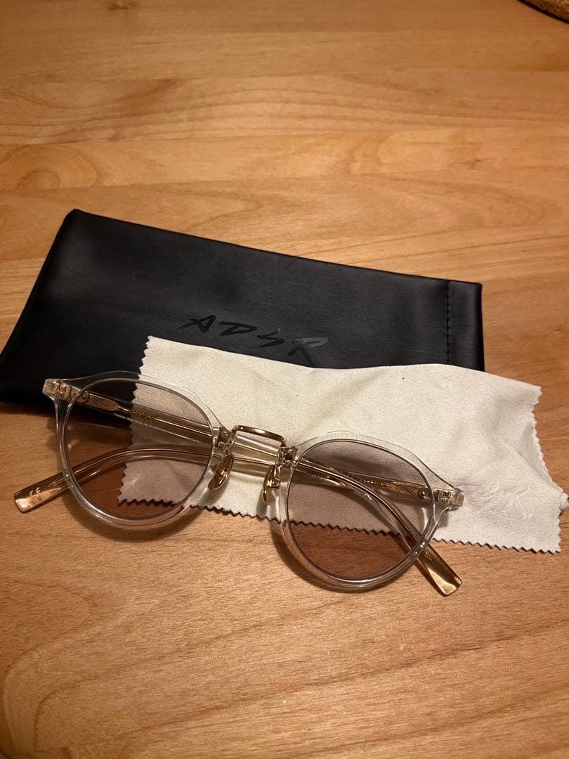 ADSR クリアラウンドサングラス