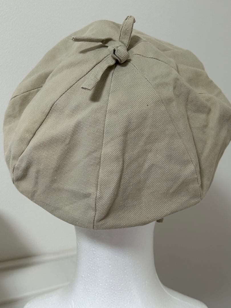 ヴィヴィアンウエストウッド　ベレー帽　リボン　オーブ　刺繍