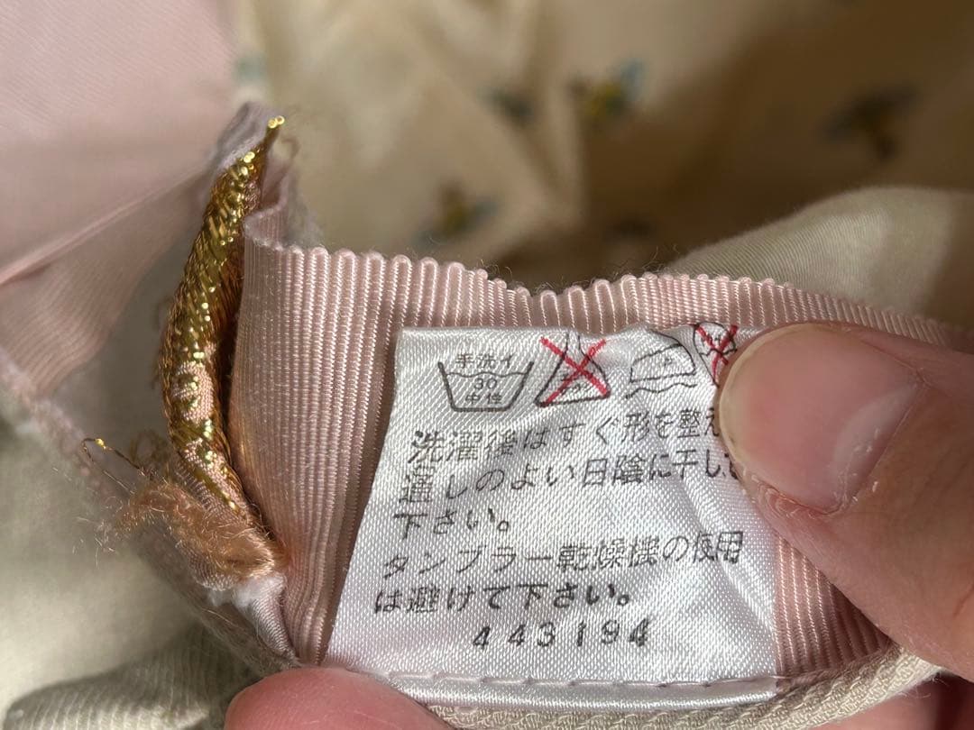 ヴィヴィアンウエストウッド　ベレー帽　リボン　オーブ　刺繍