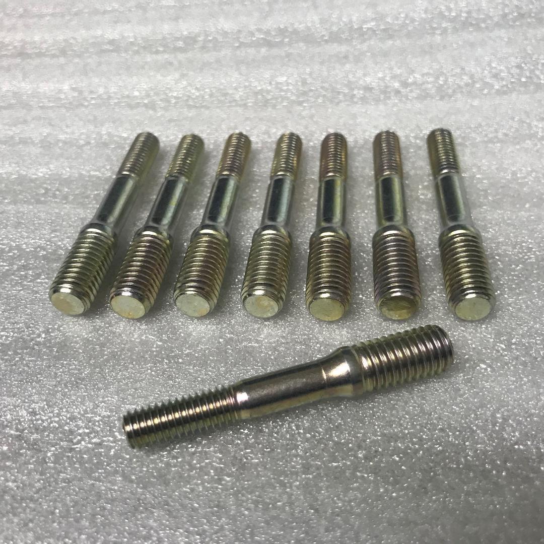 マフラー スタッドボルト M8 - M6 変換 補修 ボルト 全長50mm　8本