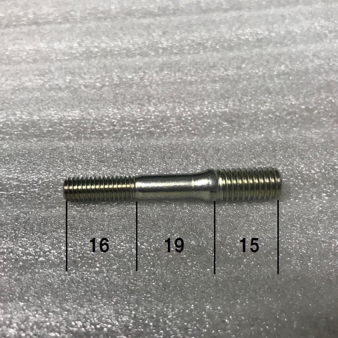 マフラー スタッドボルト M8 - M6 変換 補修 ボルト 全長50mm　8本
