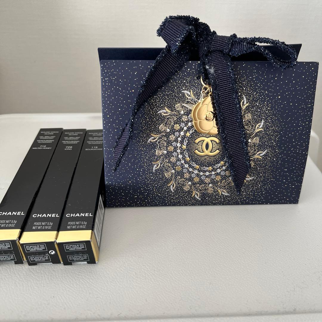 CHANEL クリスマスコフレ　シャネル ルージュ ココ グロス トリオ