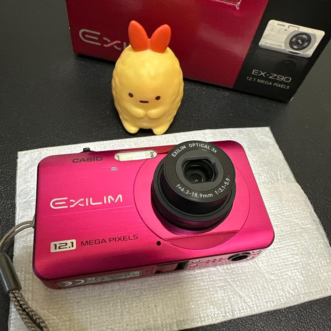 美品　カシオ CASIO EXILIM EX-Z90 ピンク　動作品　付属品有り