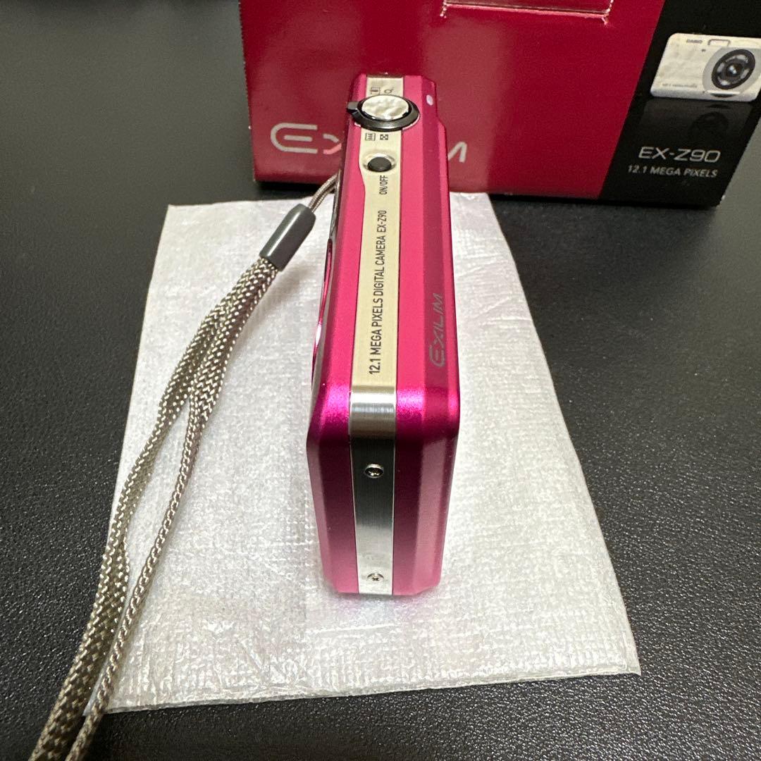 美品　カシオ CASIO EXILIM EX-Z90 ピンク　動作品　付属品有り