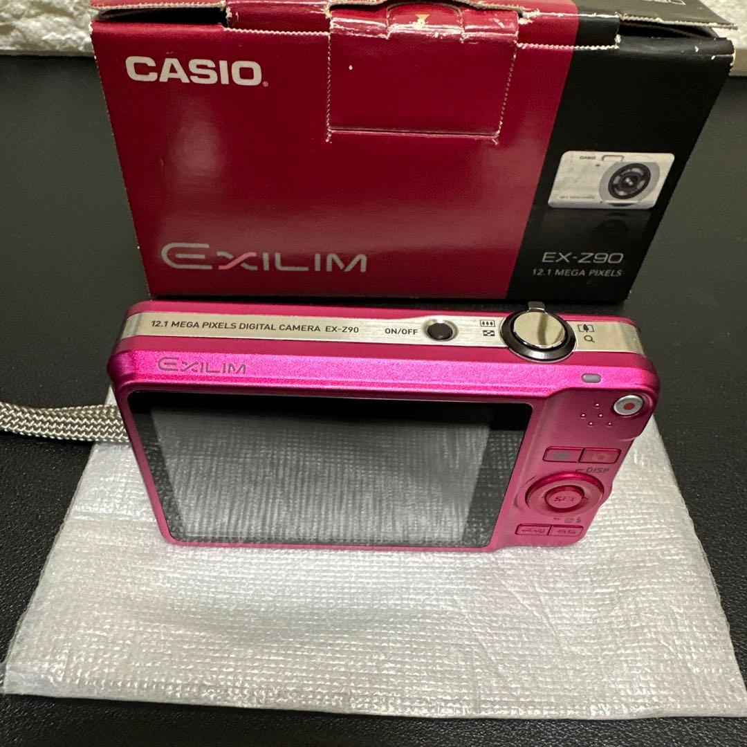 美品　カシオ CASIO EXILIM EX-Z90 ピンク　動作品　付属品有り