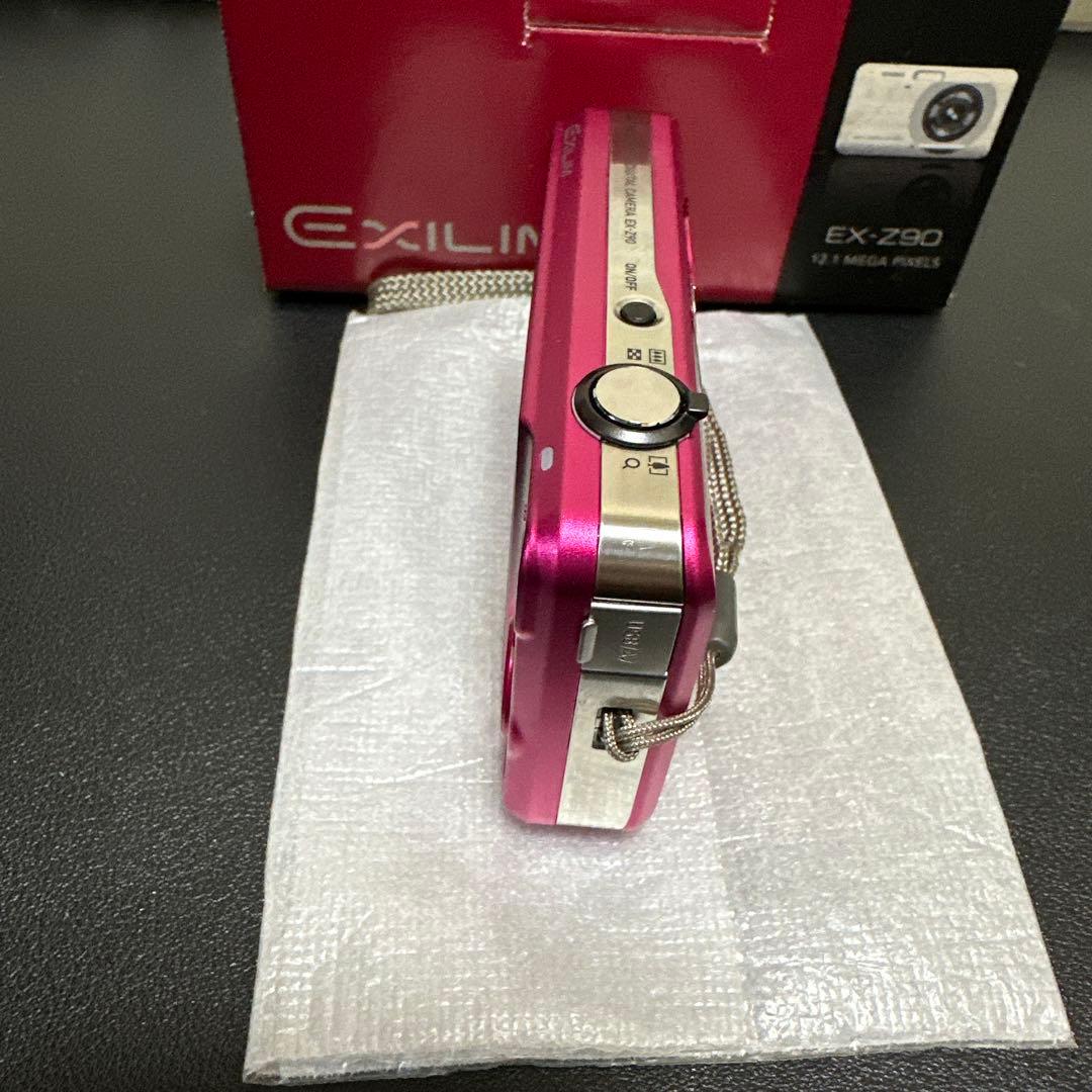 美品　カシオ CASIO EXILIM EX-Z90 ピンク　動作品　付属品有り