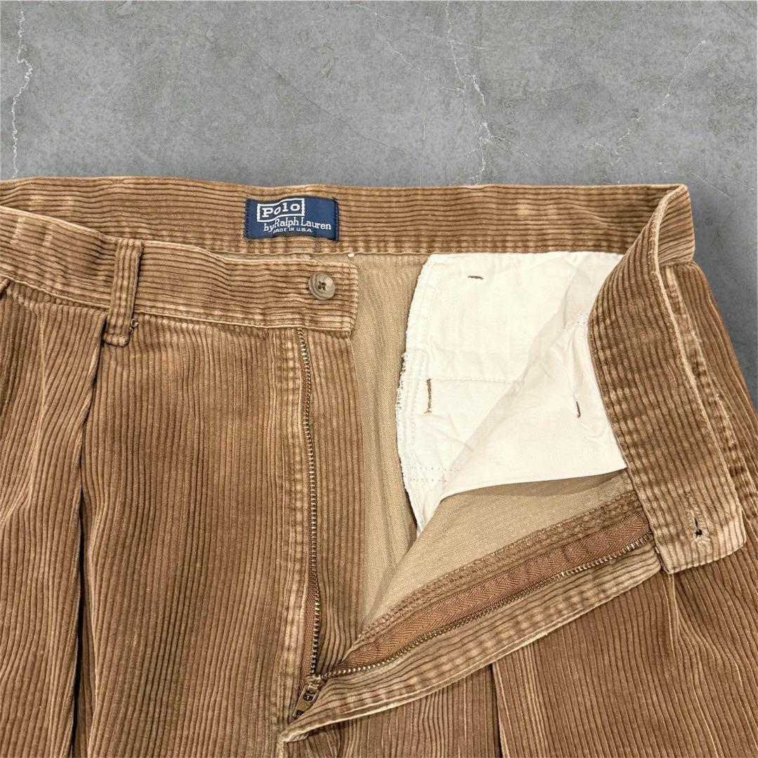 【初期タグ】Ralph Lauren コーデュロイパンツ USA製　W34