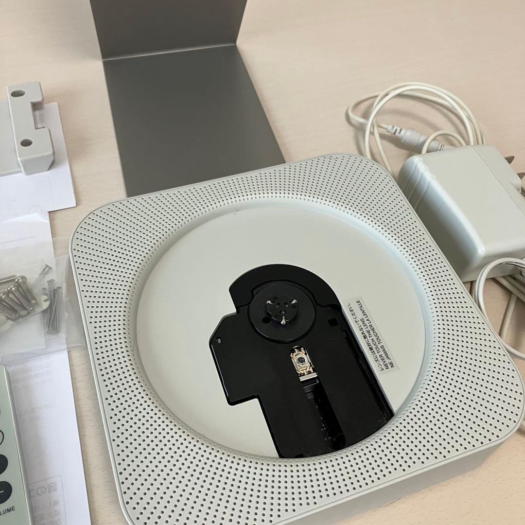 【スタンド付き】無印良品 壁掛けCDプレイヤー