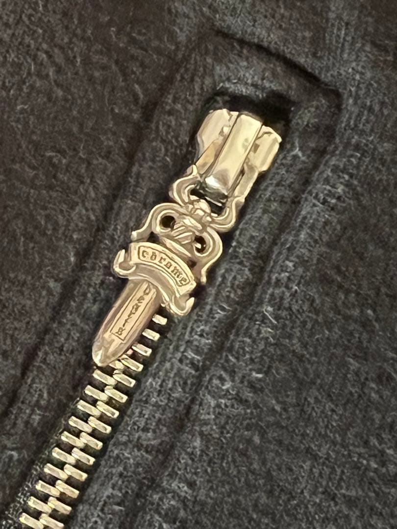 CHROME HEARTS クロムハーツ　 レザーパッチ　ハーフパンツ　L