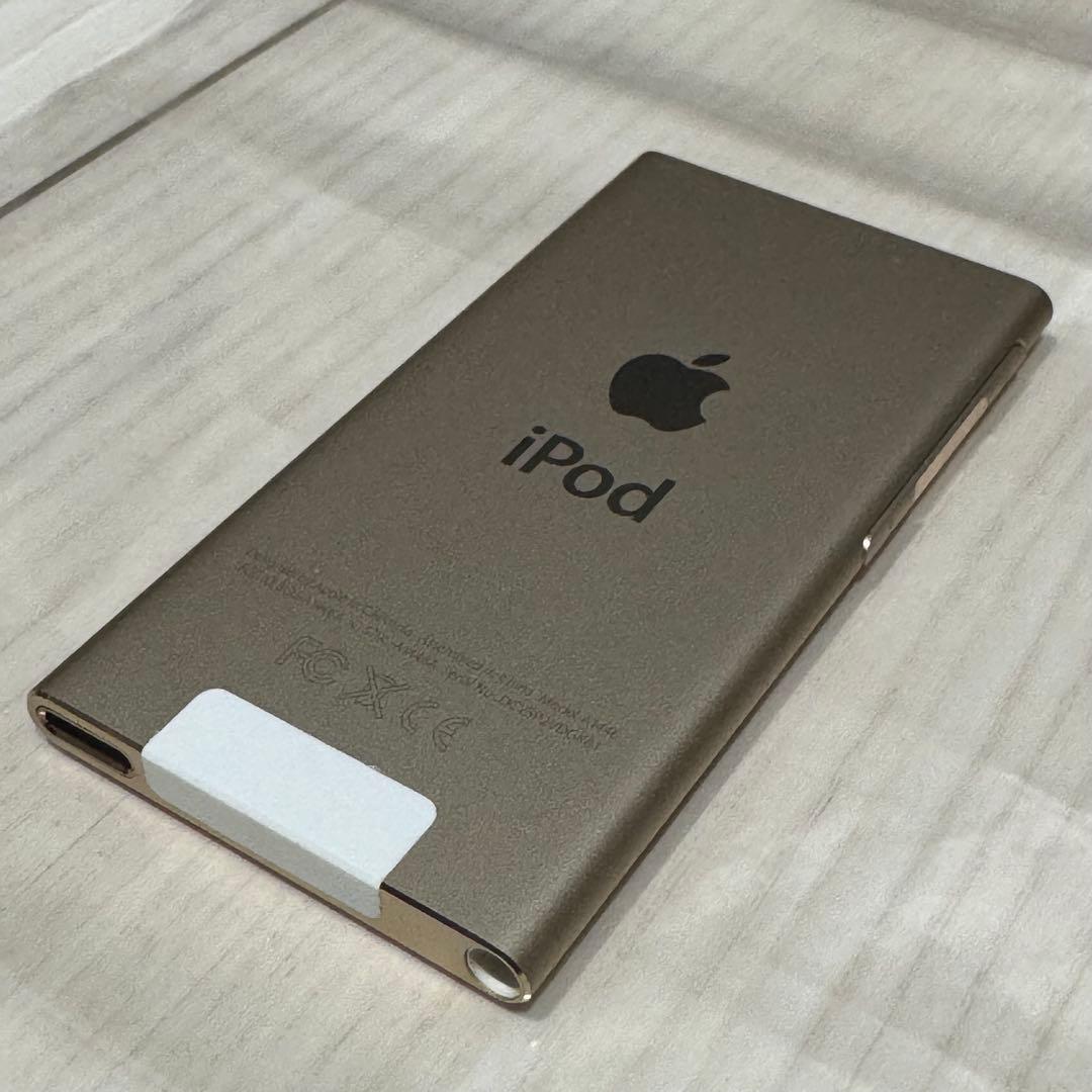 【極美品】Apple iPod nano【第7世代】16GB ゴールド ケース付