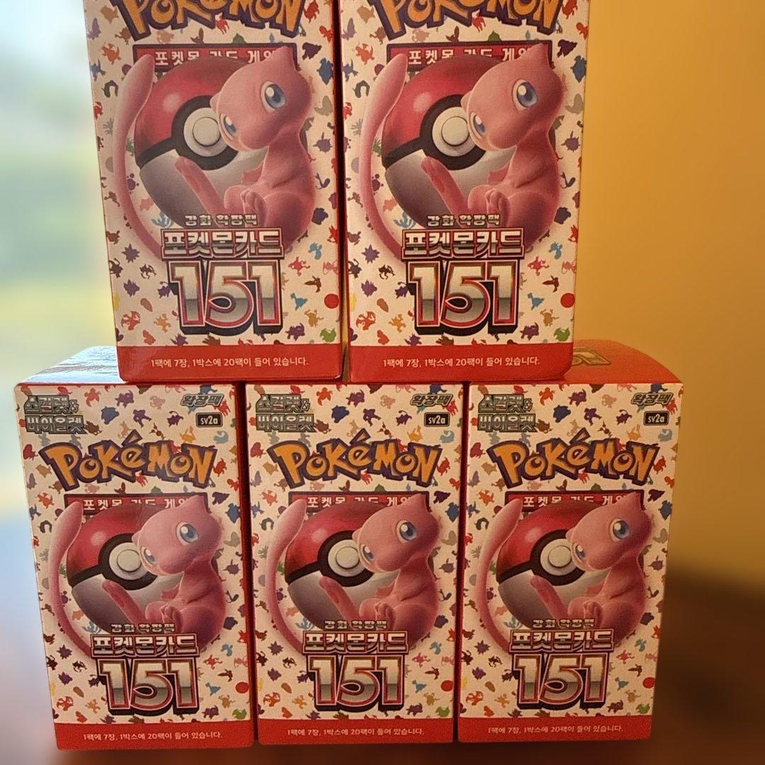 ポケモンカードゲーム 151 5BOX 未開封