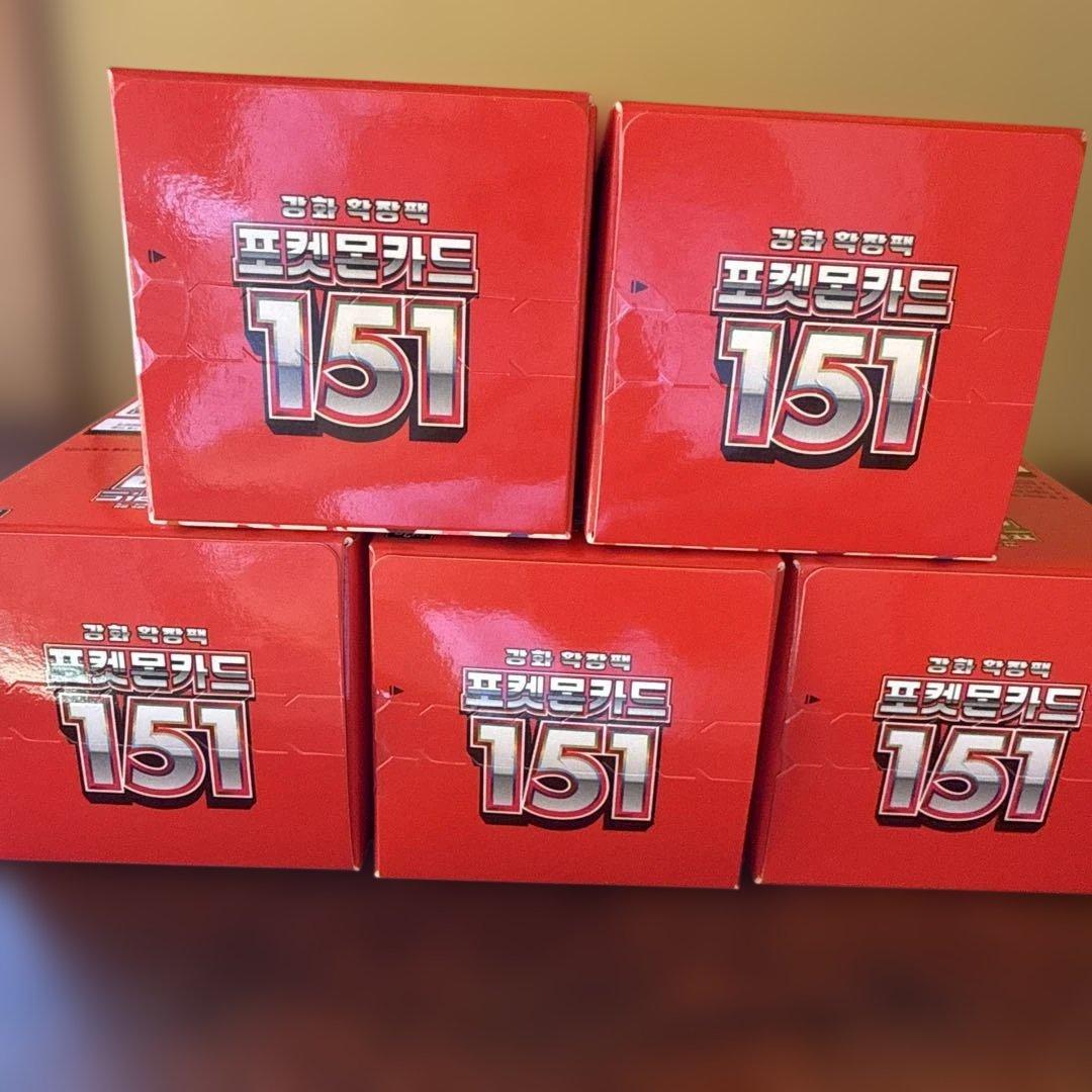 ポケモンカードゲーム 151 5BOX 未開封