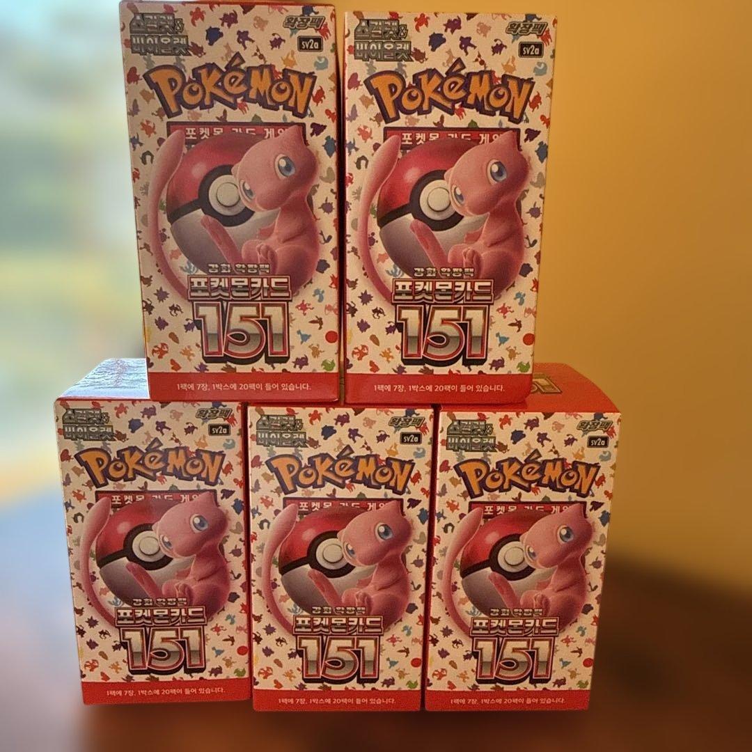 ポケモンカードゲーム 151 5BOX 未開封