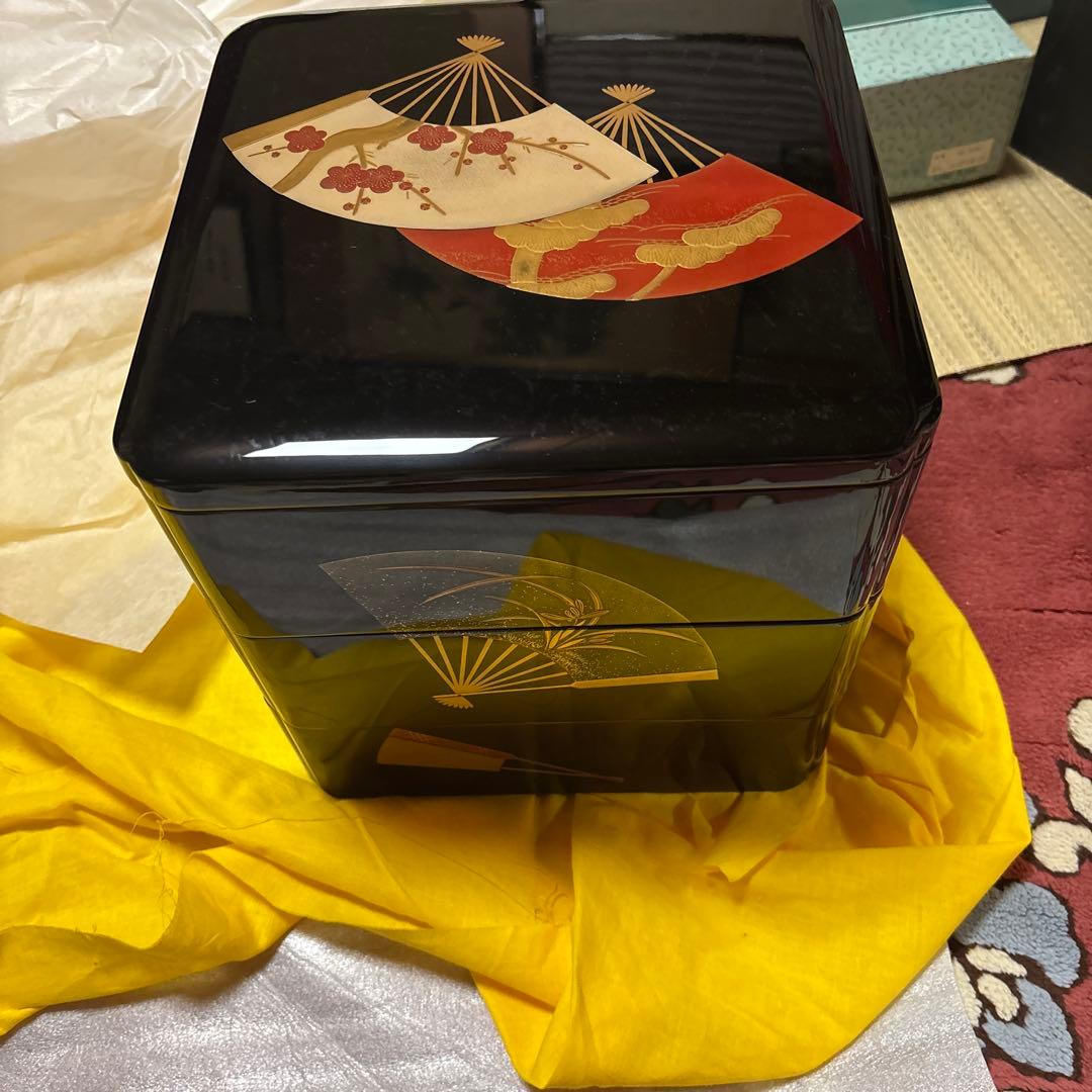 k*u様 輪島塗　三段重　参段重 未使用保管