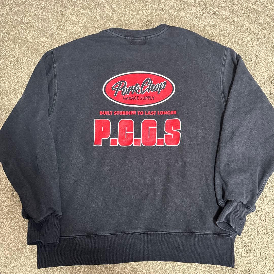 PORK CHOP ポークチョップ　ガレージサプライ　ロゴ　スウェット