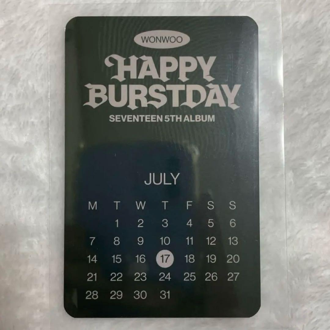 セブチ HAPPY BURSTDAY Musicplant 特典 ウォヌ