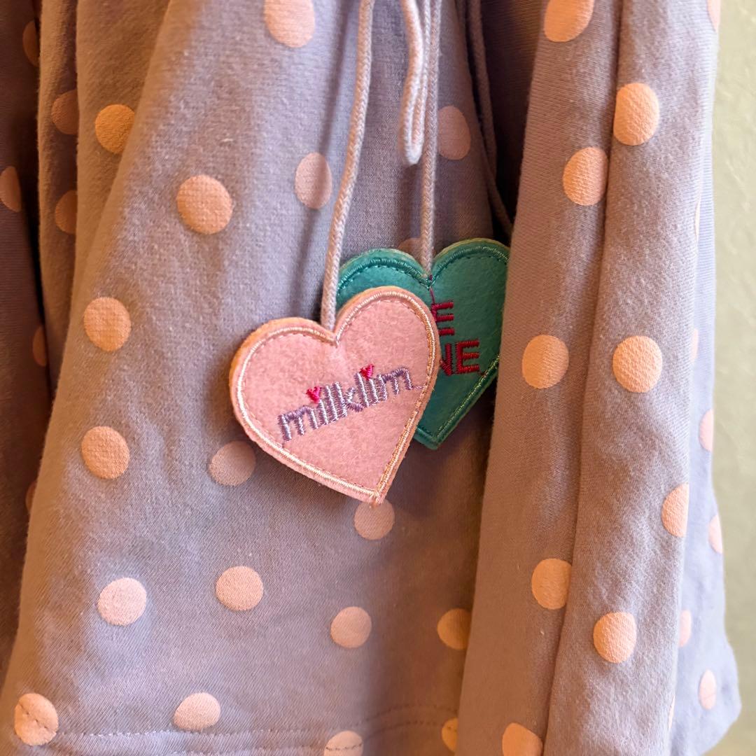 【milklim 】ミルクリーム　水玉　ドッド　ミニスカート