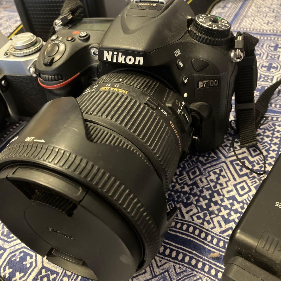 Nikon D7100 & Canon AV-1 フィルムカメラセット　一眼レフ