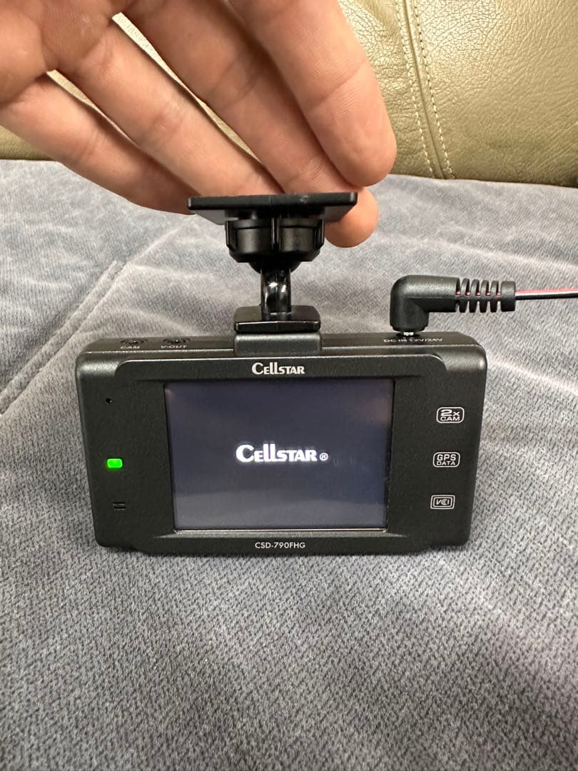 セルスター　CSD-790FHG ドライブレコーダー　前後2カメラ