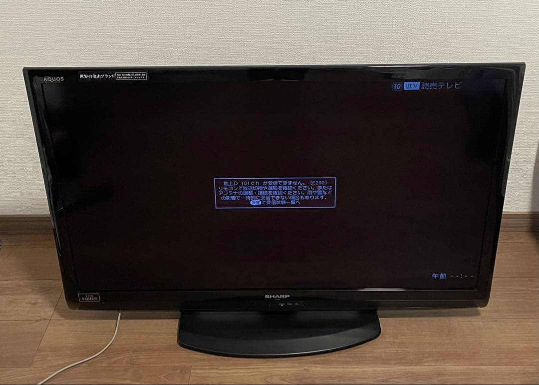 AQUOS 液晶テレビ 40型　リモコン、ケーブル