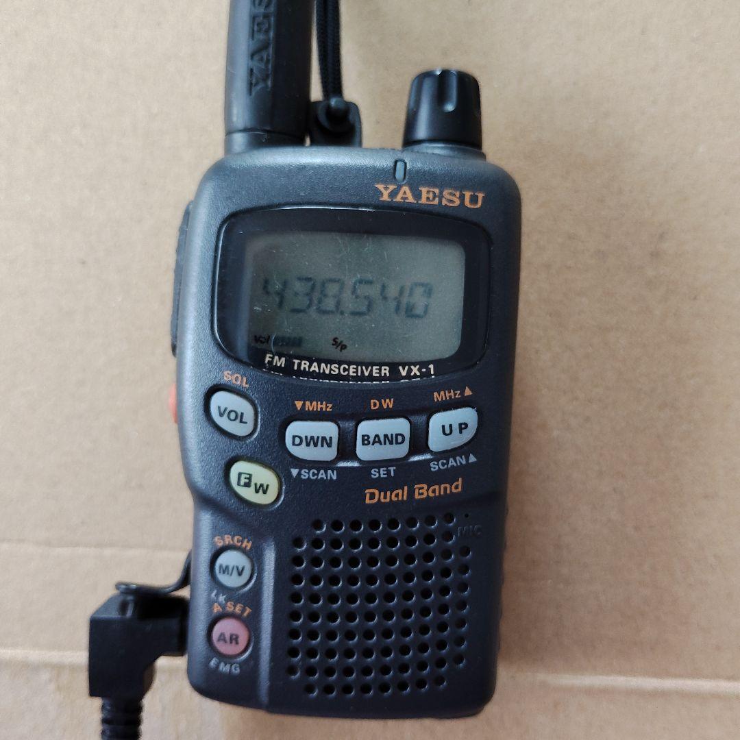 YAESU VX-1 デュアルバンド受信機 ACアダプター付き