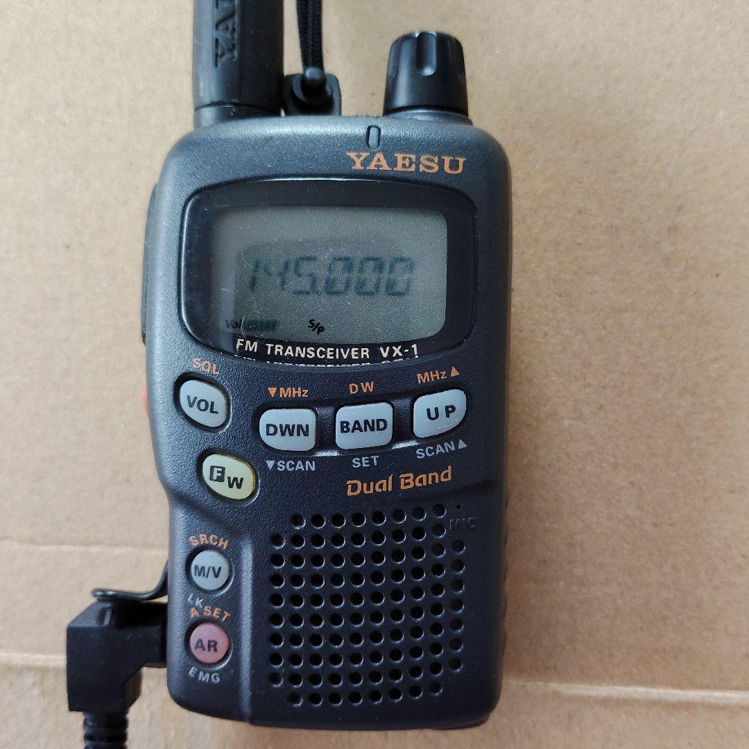 YAESU VX-1 デュアルバンド受信機 ACアダプター付き