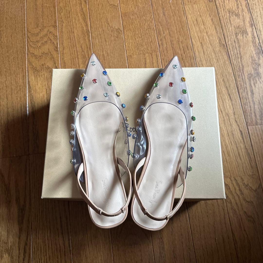 【最値下げ】searoomlynn ビジュークリアミュール　新品