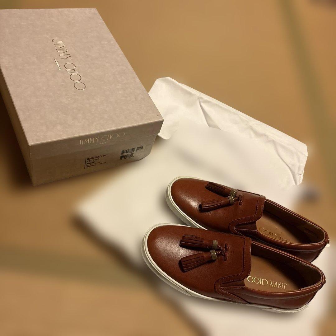 JIMMY CHOO タッセルスリッポン　サイズ38