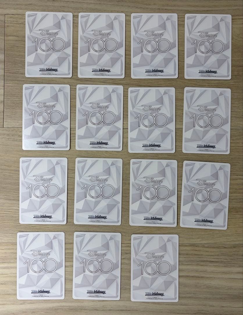 ディズニー100 ヴァイスシュヴァルツ カード コンプ 5セット ポップコーン