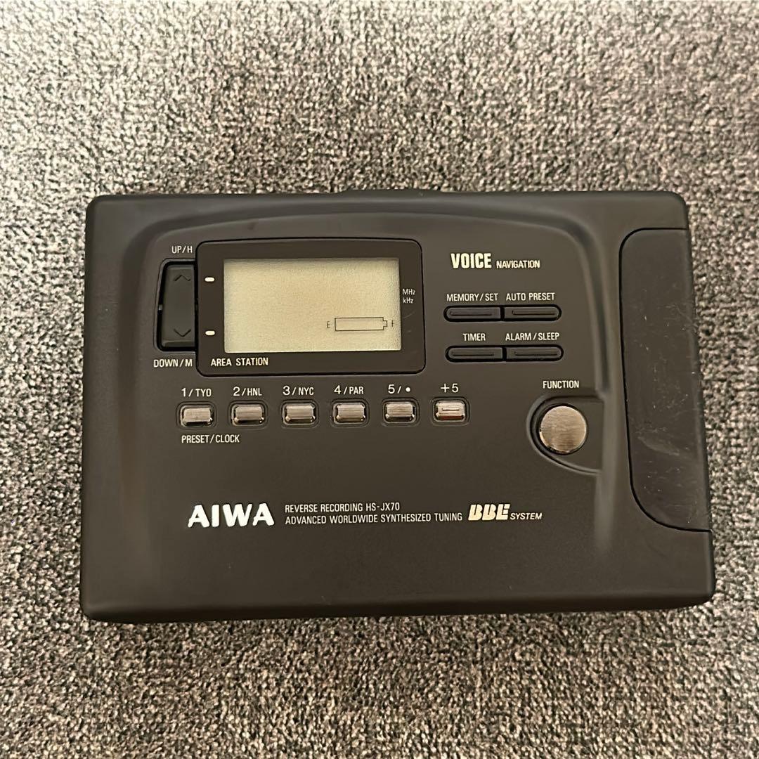 【希少】AIWA HS-JX70 カセットプレーヤー【値段交渉可】