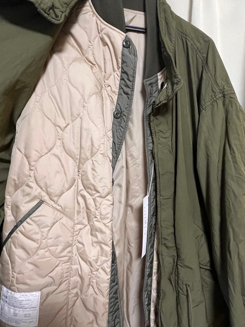 MIDA M65 FISHTAIL COAT OLIVE インナー　セット