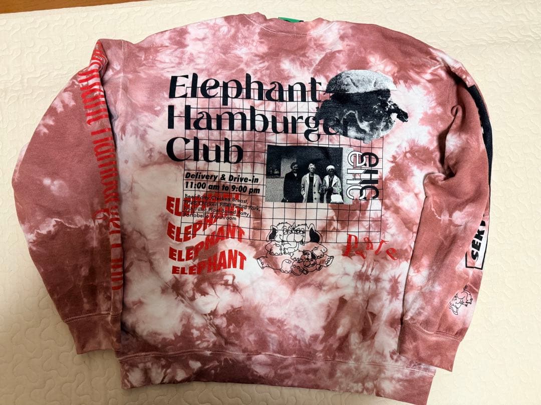 peateタイダイスウェット