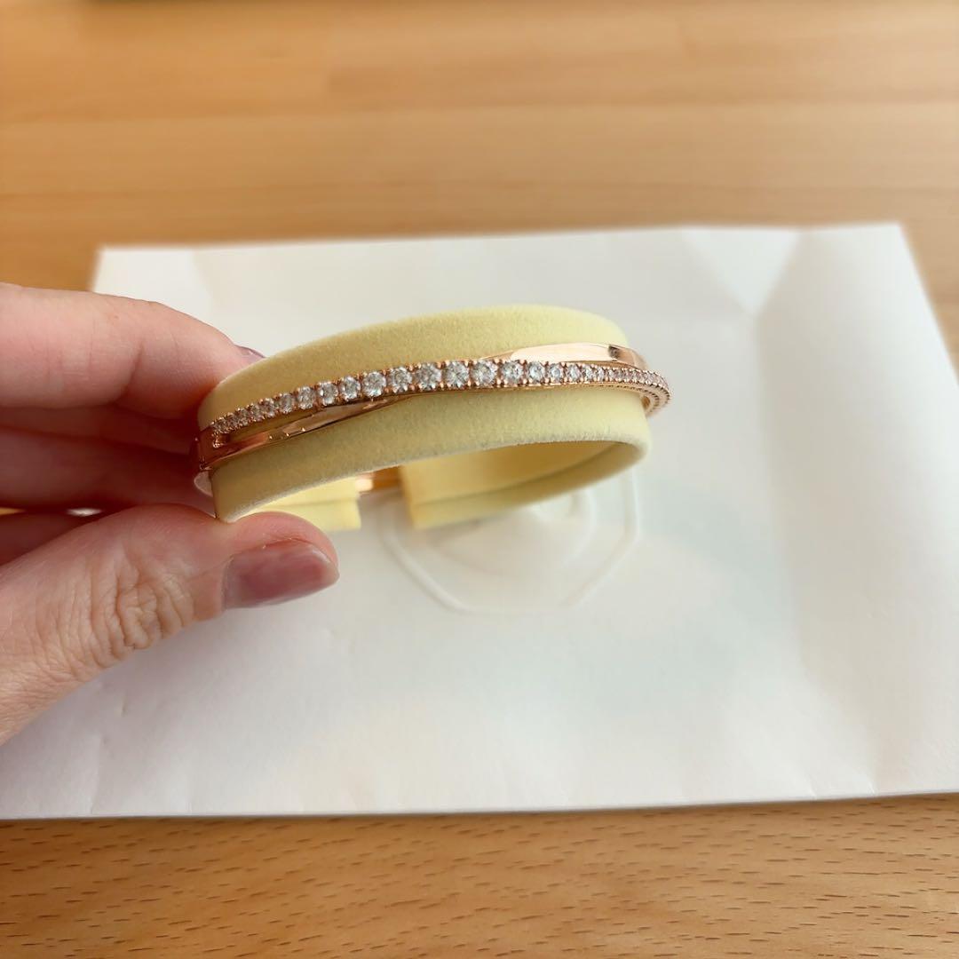 Swarovski Twist ブレスレット　スワロフスキー　ローズゴールド