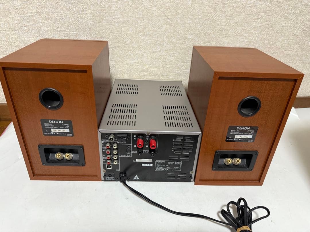 DENON パーソナルオーディオシステム　D-MX11 CDミニコンボ