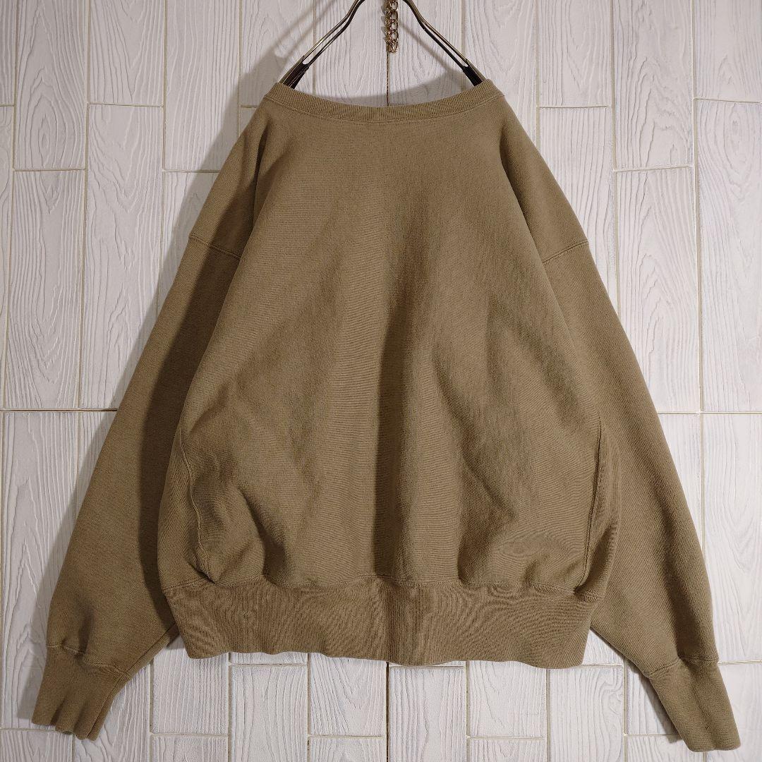 人気 チャンピオン リバースウィーブ スウェットトレーナー XL カーキ 古着