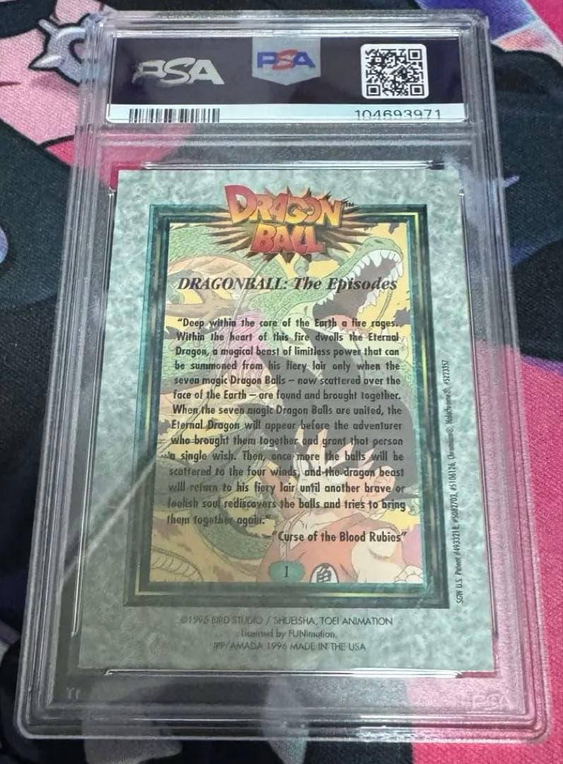 ドラゴンボール アマダ usa カード No.001 psa9