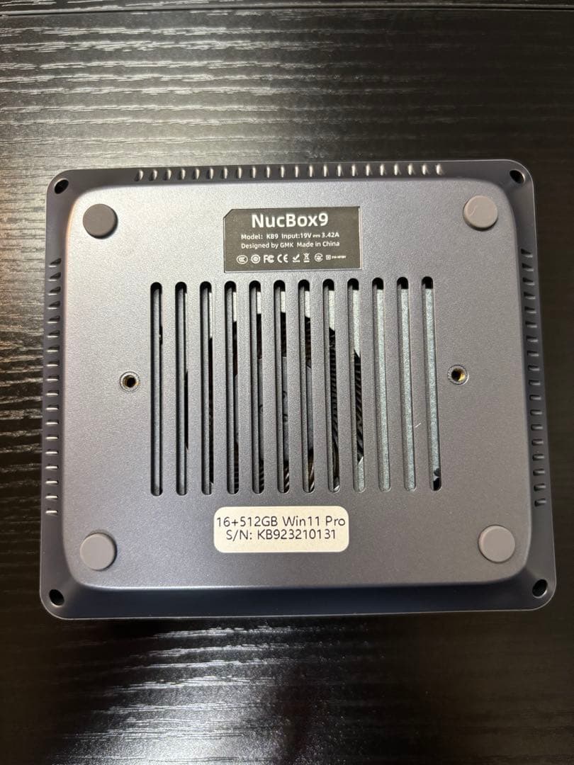 極美品 GMKtec ミニPC Ryzen5 16GB 512GB