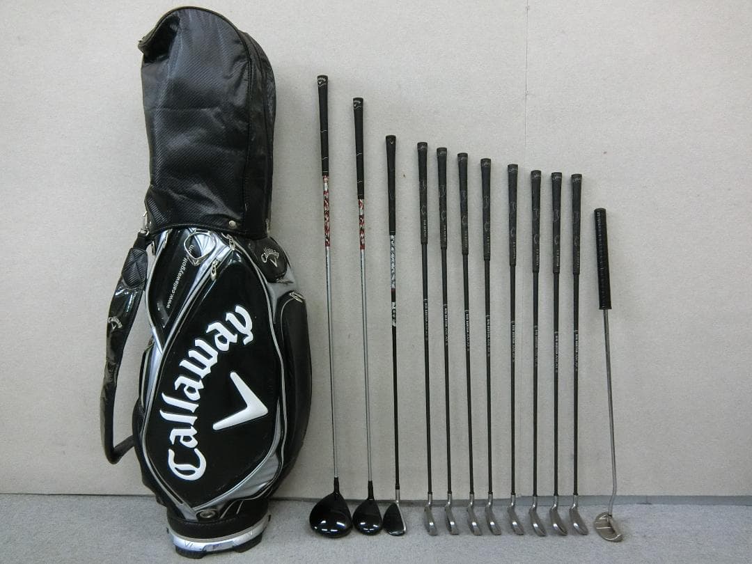 b695 初心者必見 キャロウェイ等 メンズゴルフクラブ１２本セット